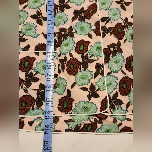 Sandro Paris PJ Style Button Up Shirt. Sz 3/Lrg. EUC - Picture 5 of 6